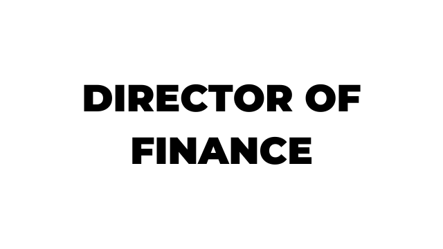 Director Of Finance Jobs Description