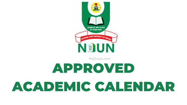 NOUN Approved academic Calendar 2024