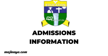 RUCU Admission information - Ruaha Catholic University