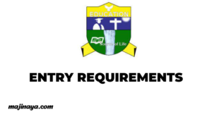 RUCU Entry requirements – Ruaha Catholic University