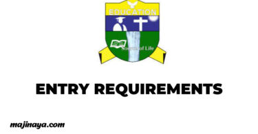 RUCU Entry requirements - Ruaha Catholic University