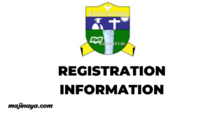 RUCU Registration information – Ruaha Catholic University