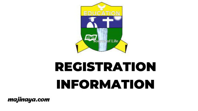RUCU Registration information - Ruaha Catholic University