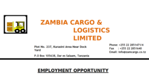 Risks and Compliances Manager jobs at Zambia Cargo