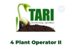 4 Plant Operator II Jobs at Tanzania Agricultural Research Institute (TARI) Announcement