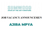 Ajira Mpya Sumwood Furniture Company Various Announcement