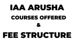 IAA Courses Offered (Programme) & Fee structure Release Checker