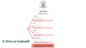 Jinsi ya kujisajili PCCB (TAKUKURU) Recruitment portal www.pccb.go.tz ‘Steps’ to Start