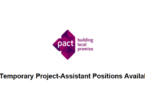 Project Assistant - Community Services (Temporary 40 Vacancies) at Pact
