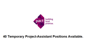 Project Assistant – Community Services (Temporary 40 Vacancies) at Pact