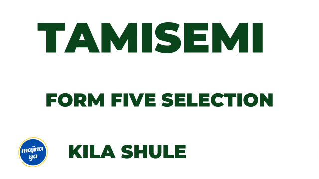 TAMISEMI Form five Selection 2024-25 Waliochaguliwa kidato cha tano ACSEE Checker Release