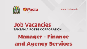 The Latest Jobs in Manager – Finance and Agency Services at Posta