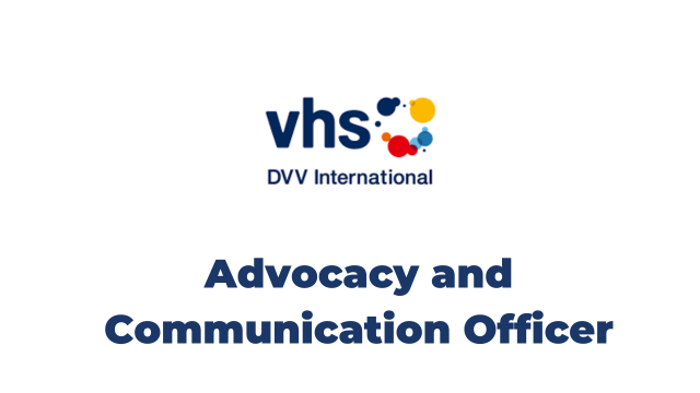 The latest Jobs in Advocacy and Communication Officer at DVV International