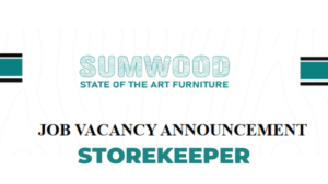 The latest Storekeeper Jobs at Sumwood Company