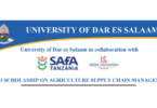 UDSM PhD Scholarship on Agriculture Supply Chain Management Announcement