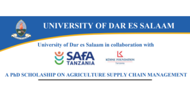 UDSM PhD Scholarship on Agriculture Supply Chain Management Announcement